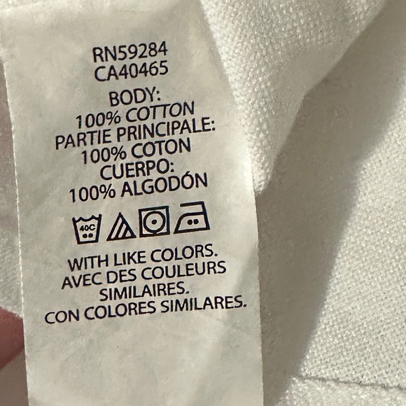 Children’s Place White Button-up Shirt with Left Pocket - Picture 8 of 8